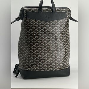 Goyard Calfskin Cisalpin MM Backpack Black